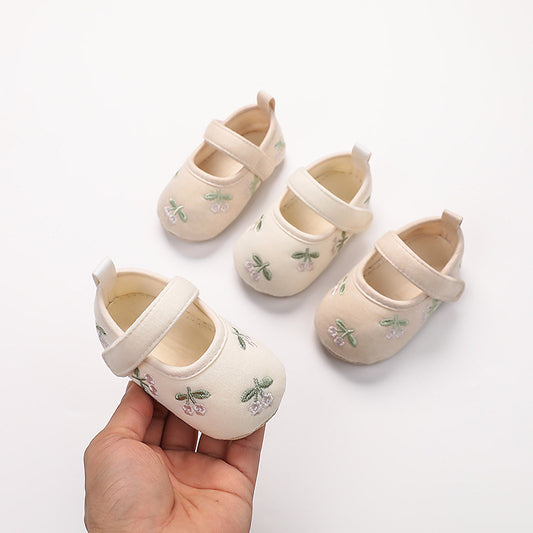 Cotton Small Embroidery Shoes