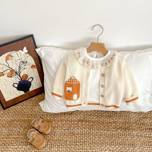 Baby Jacquard Knitted Cardigan