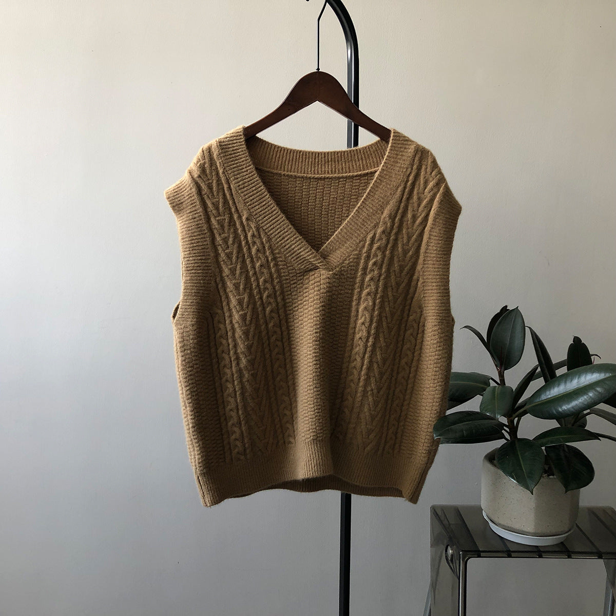 Gilet Femme Col V Rétro Croisé