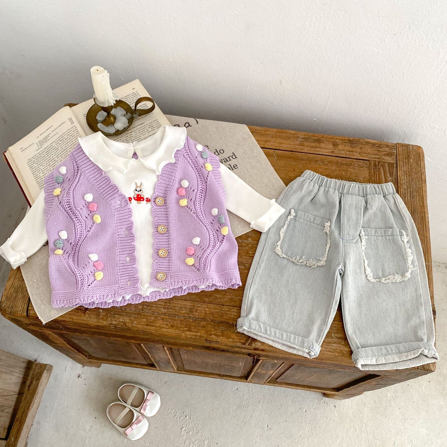Gilet tricoté pour enfants