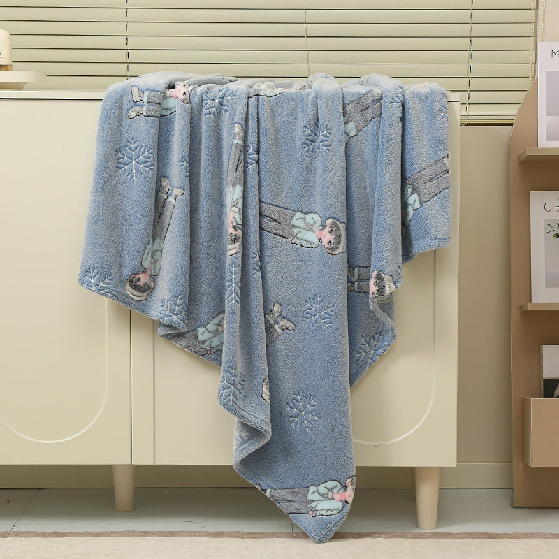 Baby Cartoon Flannel Blanket