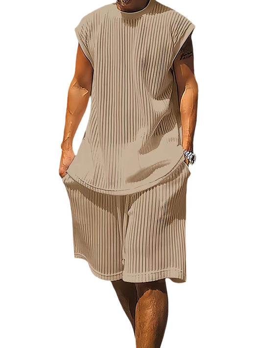 Casual Sweater Suit Men's Loose Vest