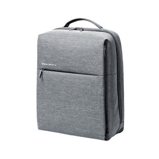 Original Xiaomi Waterproof Simple Backpack Laptop Bag for 15.6 inch Laptop(Light Grey)