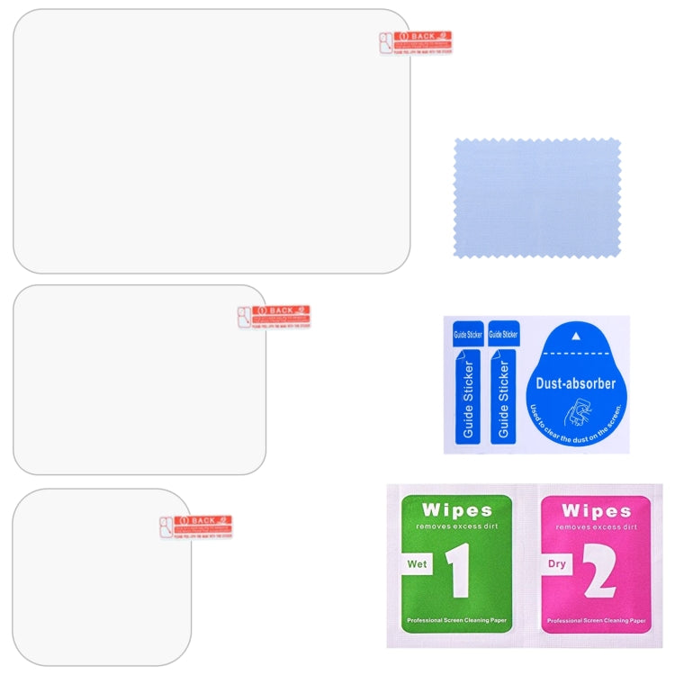 For GoPro HERO13 Black PULUZ 3 in 1 Lens and Front Back Screen 9H 2.5D Tempered Glass Film (Transparent)