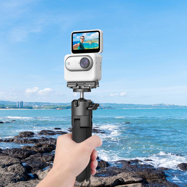 Pour Insta360 GO3 / GO 3S PULUZ Support de base magnétique à dégagement rapide en ABS (noir)