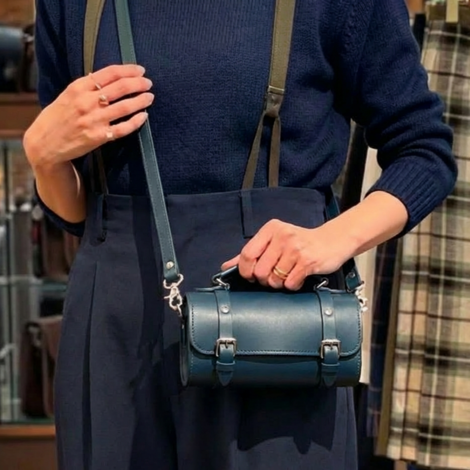 Sac melon en cuir fait main - Pin