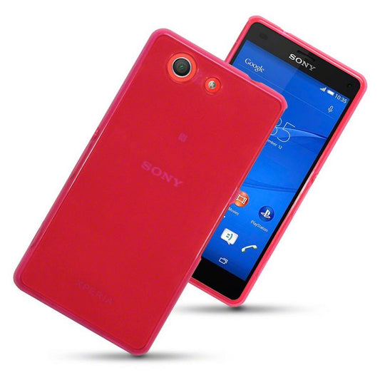 Coque en gel TPU rose vif Qubits - Pour Sony Xperia Z3 Compact