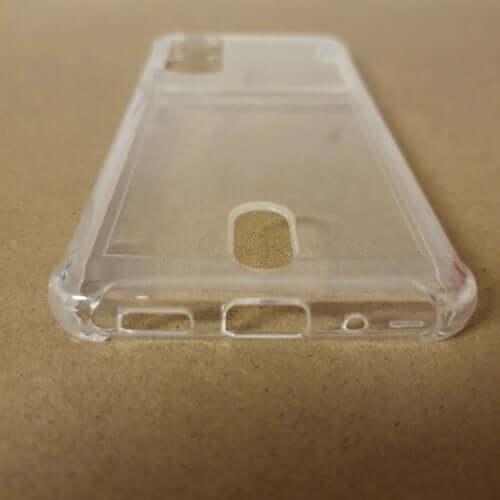 Soft TPU Clear Case With Card Slot - For Samsung S20
