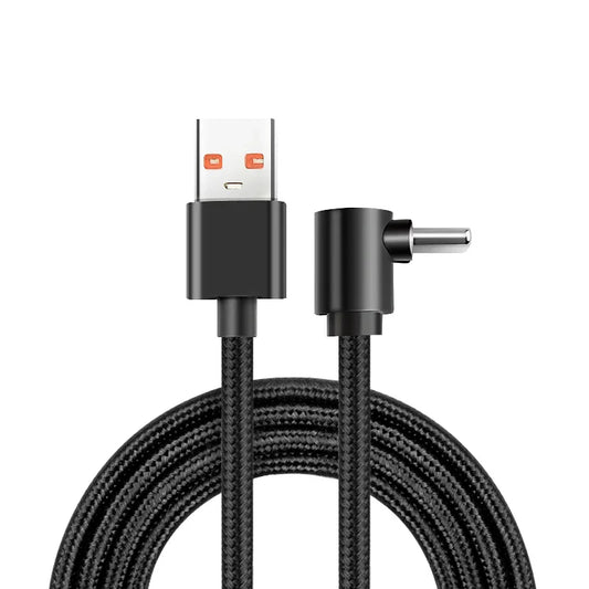 90 Degrees Braid 0.25m/0.5m/1m/2m 4A Quick Charger Elbow USB to Type C Cord PD Cable For iPhone Samsung Huawei Xiaomi Macbook