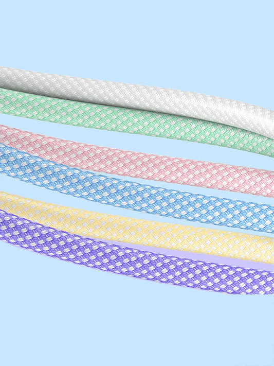 USB-C to Type C Color Cable For Apple iPhone 15 PD 60W Fast Charging For Huawei Xiaomi Samsung Type C Weaving Cable Accessories