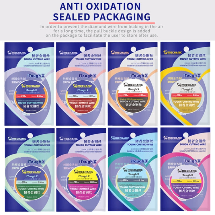 MECHANIC iTough X 200M 0.05MM LCD OLED Screen Cutting Wire