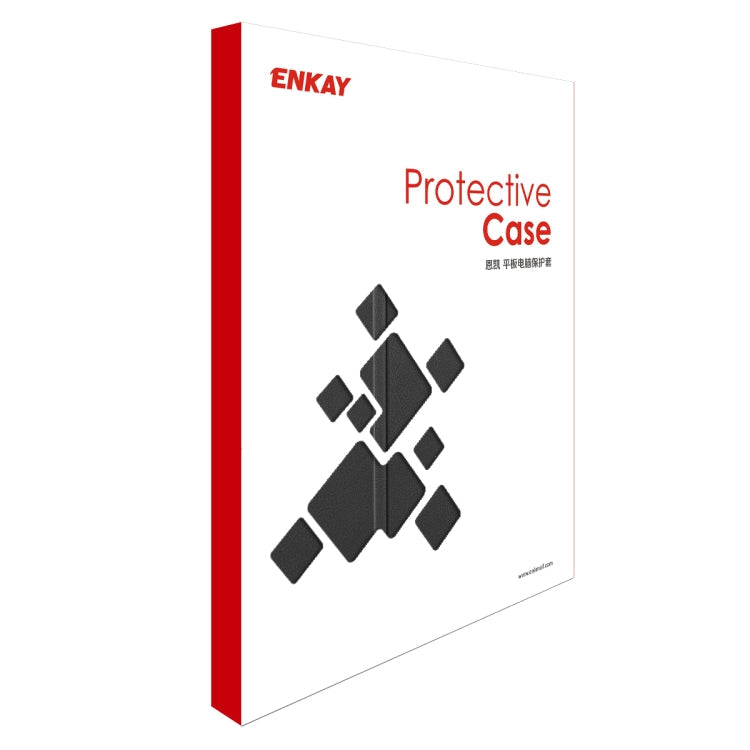 For iPad Pro 11 2022 / 2020 / 2021 ENKAY ENK-8001 Denim Pattern Horizontal Flip Leather Smart Tablet Case with Holder (Light Blue)