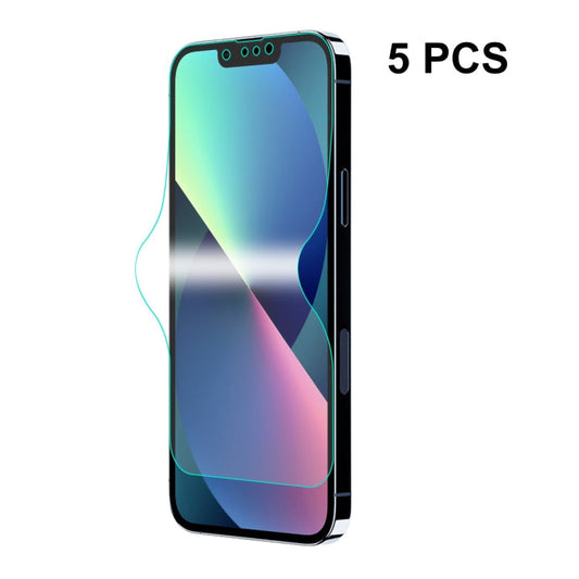 5 films hydrogel ENKAY antidéflagrants à colle complète pour iPhone 13 Pro Max