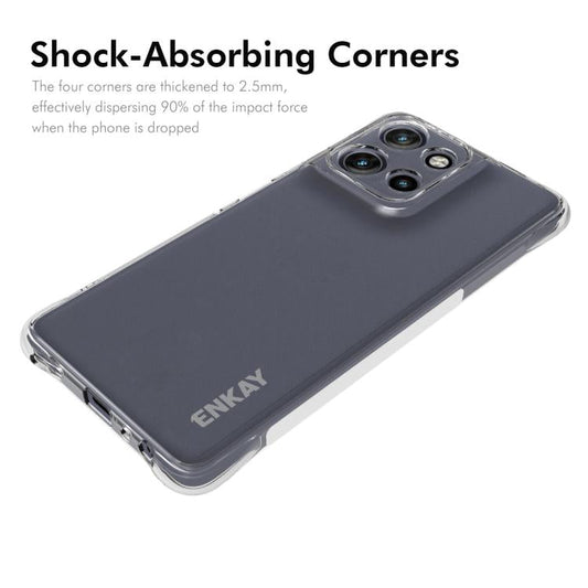 For Motorola Moto G Power 5G 2025 ENKAY Hat-Prince Transparent TPU Shockproof Phone Case