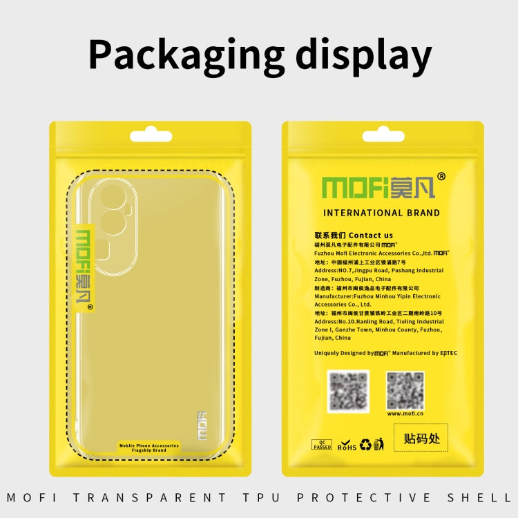 For OPPO K12x MOFI Ming Series Transparent Ultra-thin TPU Phone Case(Transparent)