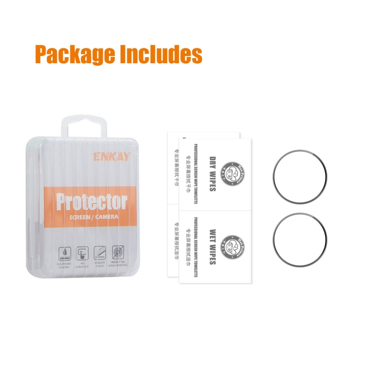 For Xiaomi Watch S4 Sport 2pcs ENKAY ENKAY 3D Full Coverage Soft PC Edge PMMA HD Screen Film