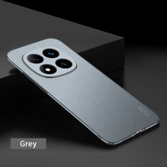 For Xiaomi Redmi Note 14 Pro+ MOFI Fandun Series Frosted PC Ultra-thin All-inclusive Phone Case(Gray)