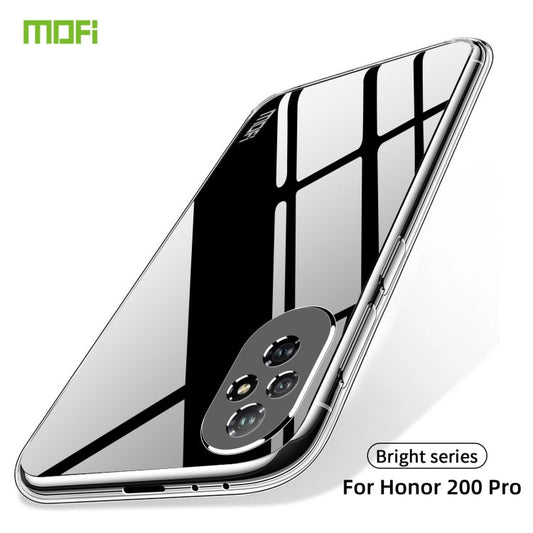 For Honor 200 Pro MOFI Ming Series Ultra-thin TPU Phone Case(Transparent)