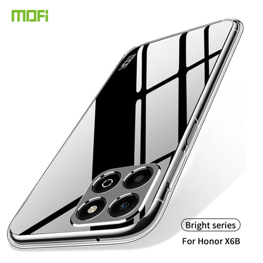 For Honor X6b MOFI Ming Series Ultra-thin TPU Phone Case(Transparent)