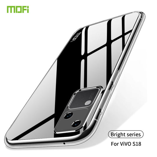 For vivo S18 MOFI Ming Series Ultra-thin TPU Phone Case(Transparent)