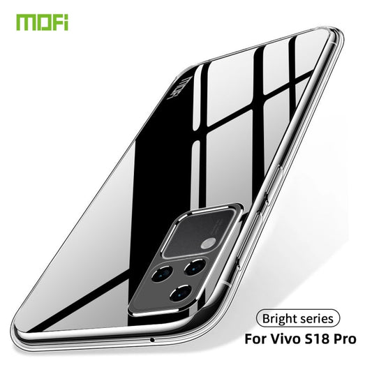 For vivo S18 Pro MOFI Ming Series Ultra-thin TPU Phone Case(Transparent)