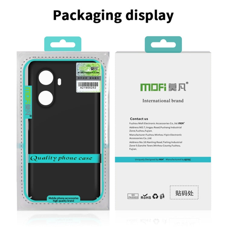 For Huawei Pura 70 Pro MOFI Micro-Frosted PC Ultra-thin Hard Phone Case(Blue)