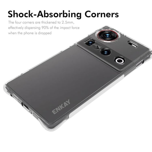 For ZTE Nubia Z70 Ultra 5G ENKAY Hat-Prince Transparent TPU Shockproof Phone Case