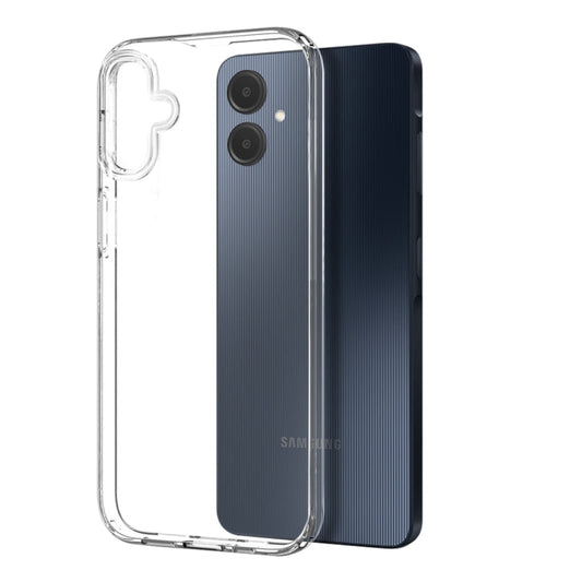 For Samsung Galaxy A06 4G NORTHJO Transparent TPU Phone Case with Tempered Glass Film(Transparent)