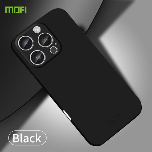 For iPhone 16 Pro MOFI Qin Series Skin Feel All-inclusive PC Phone Case(Black)