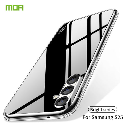 For Samsung Galaxy S25 5G MOFI Ming Series Ultra-thin TPU Phone Case(Transparent)