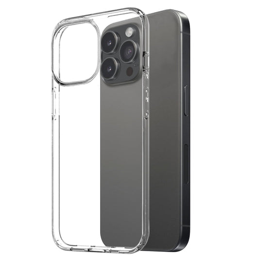 For iPhone 16 Pro NORTHJO 3 in 1 TPU Phone Case with Screen Film and Lens Film(Clear)