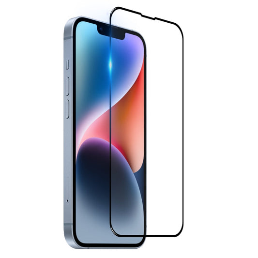 Pour iPhone 14 / 13 Pro / 13 NORTHJO A++ Protecteur d'écran adhésif intégral, Film en verre trempé sérigraphié