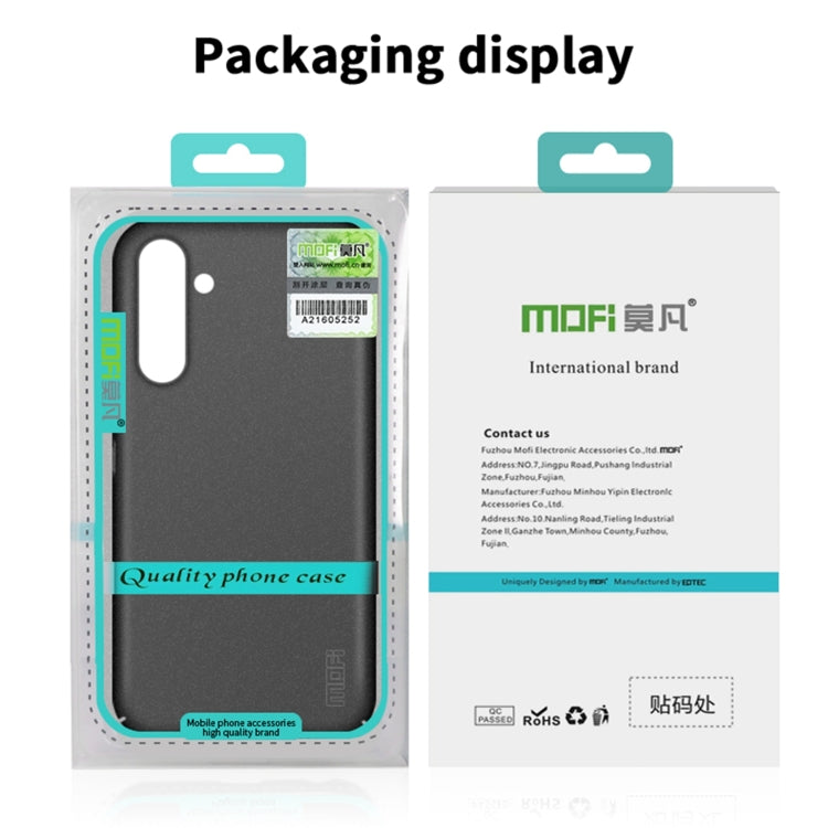 Pour vivo S19 Pro MOFI Série Fandun Coque de téléphone ultra-fine tout compris en PC dépoli (Rouge)