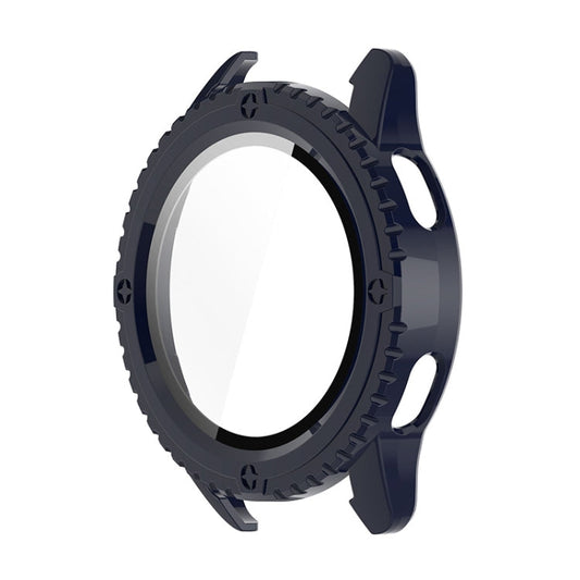 For Xiaomi Watch S3 ENKAY Hat-Prince Full Coverage Tempered Glass Film Integrated PC Watch Cover(Dark Blue)