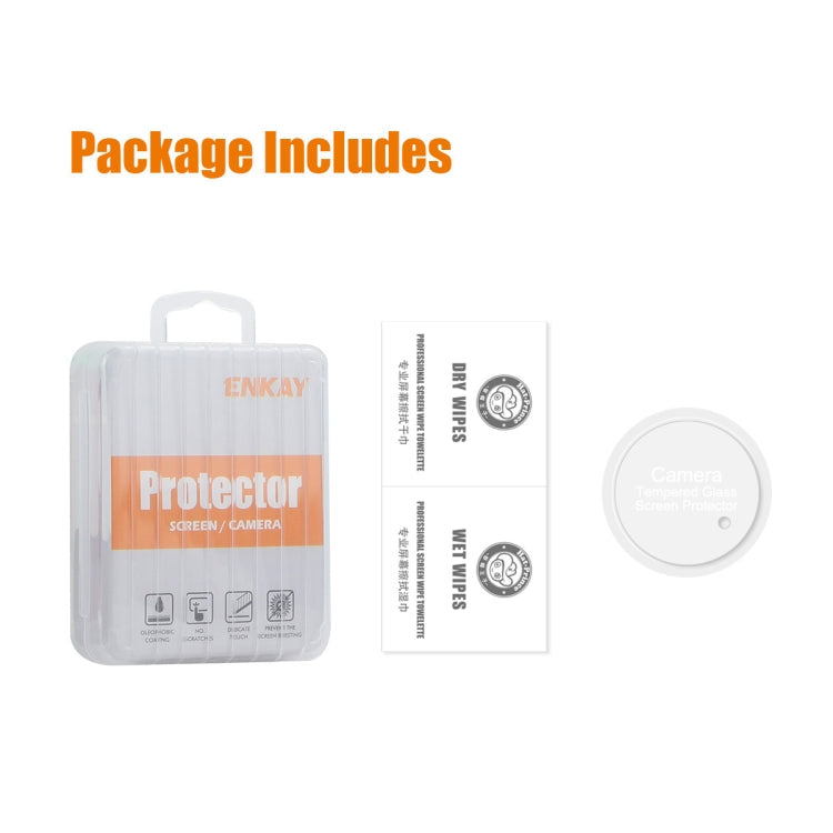 For OnePlus 12 ENKAY Hat-Prince 9H Rear Camera Lens Tempered Glass Film