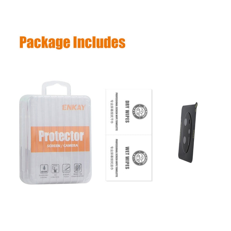 For Honor 100 Pro ENKAY Hat-Prince Full Coverage 9H Rear Camera Lens Tempered Glass Film