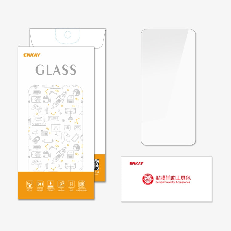 For vivo Y27s ENKAY 9H Big Arc Edge High Aluminum-silicon Tempered Glass Film