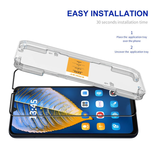 For Xiaomi Redmi 14C ENKAY Easy Install High Alumina Silicon Full Glass Film