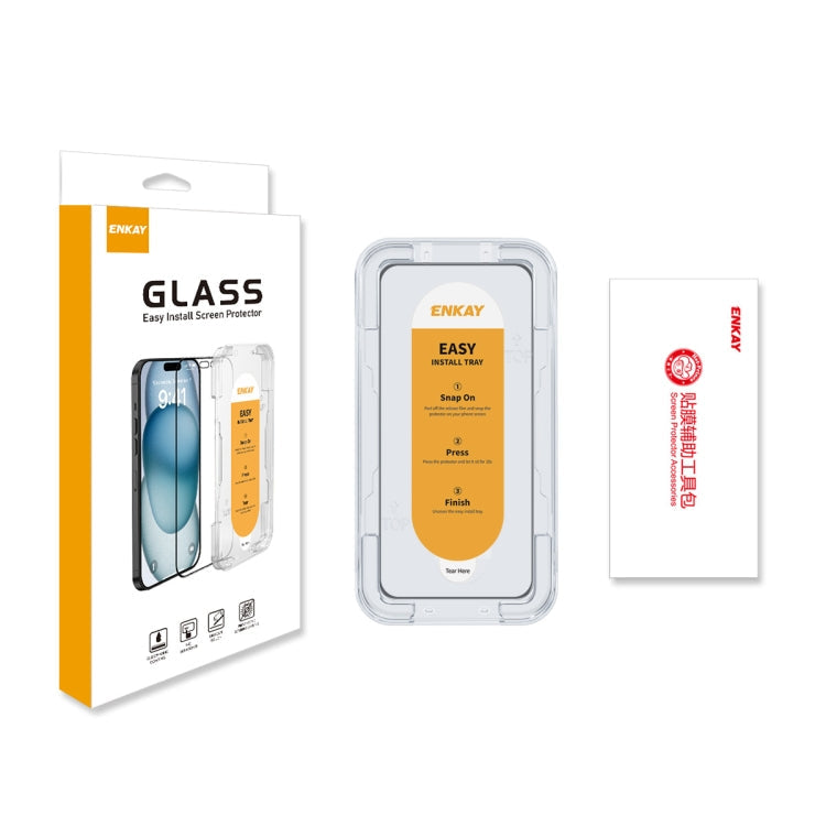 For Motorola Moto G55 5G ENKAY Easy Install High Alumina Silicon Full Glass Film
