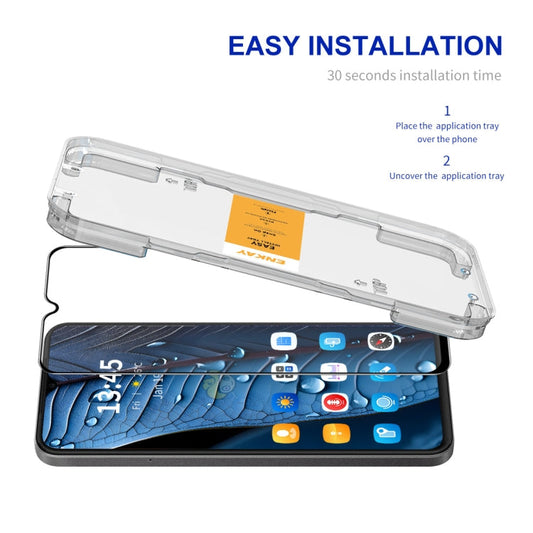 For OPPO A59 / A38 ENKAY Easy Install High Alumina Silicon Full Glass Film