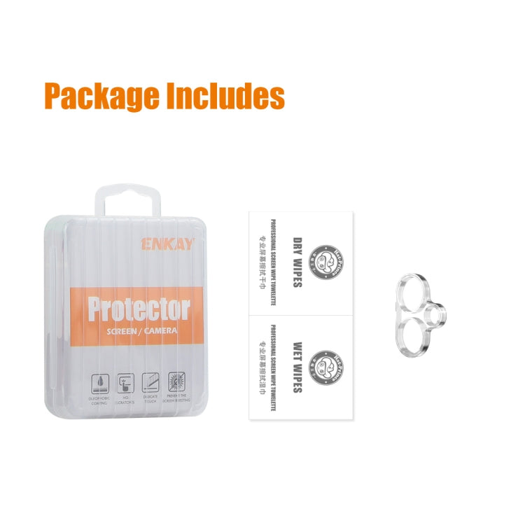 For Xiaomi Redmi Note 13 Pro+ 5G ENKAY Hat-Prince 9H Rear Camera Lens Tempered Glass Film(Transparent)