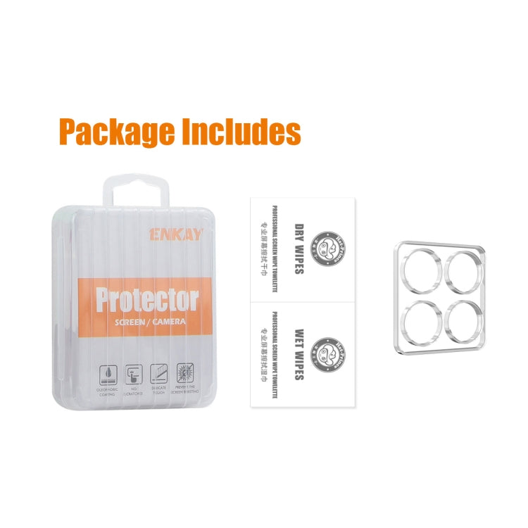 For Xiaomi 14T Pro ENKAY Hat-Prince 9H Rear Camera Lens Tempered Glass Film(Transparent)