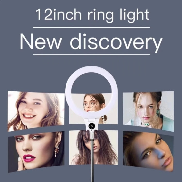Anneau lumineux vidéo JMARY FM-12R LED de remplissage pour photographie, 12 pouces (prise US)