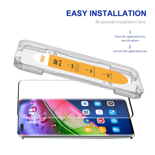 For Huawei Nova 10 Pro / 11 Pro / 11 Ultra ENKAY Easy Install Hot Bending Side Glue Tempered Glass Film