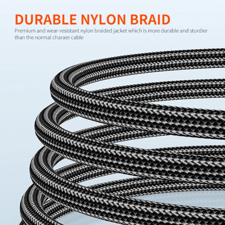 ENKAY 3A Elbow Reversible USB to Elbow Type-C Fast Charging Data Cable, Length:1m