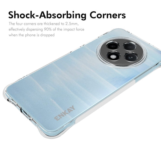 For OPPO Reno12 F 5G Global ENKAY Hat-Prince Transparent TPU Shockproof Phone Case
