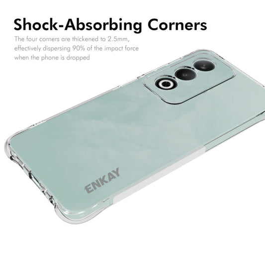 For OPPO A3 Pro 5G Global ENKAY Hat-Prince Transparent TPU Shockproof Phone Case