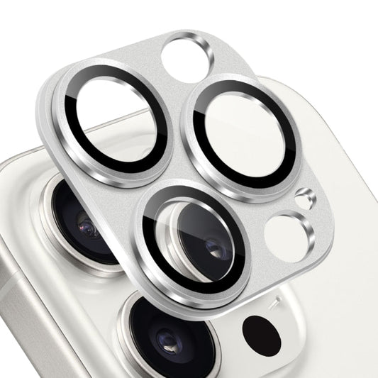 For iPhone 15 Pro / 15 Pro Max NORTHJO Matte Camera Lens Protector Tempered Glass Rear Lens Film(Silver)