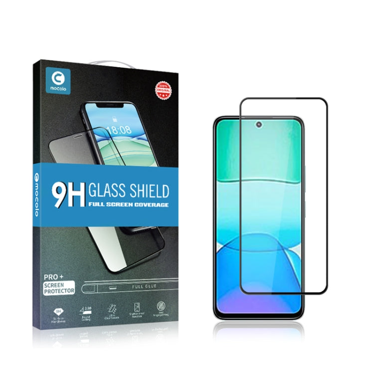 Pour Redmi 13 mocolo Film en Verre Trempé 2.5D Couverture Intégrale Colle Intégrale