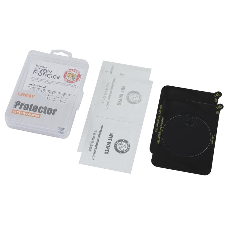 For Xiaomi 14 Ultra 2pcs ENKAY Hat-Prince 9H Rear Camera Lens Tempered Glass Film(Transparent)